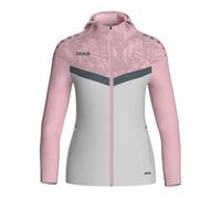 Jako Veste à Capuche Iconic, Gris Doux/Rose foncé/Anthracite Clair, XL Homme