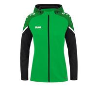 JAKO - Veste à Capuche Performante, Femme, Vert Tendre/Noir, 38
