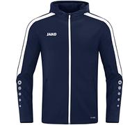 JAKO - Veste à Capuche Power, Mixte, Marin, XXL