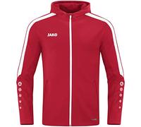 JAKO - Veste à Capuche Power, Mixte, Rouge, L