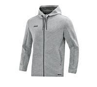 JAKO - Veste à Capuche Premium Basics, Mixte, Gris Clair Chiné, L