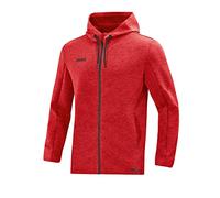 JAKO - Veste à Capuche Premium Basics, Mixte, Marbré De Rouge, 3XL