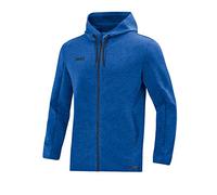 JAKO - Veste à Capuche Premium Basics, Mixte, Royal Marbré, XXL