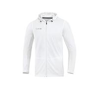 JAKO - Veste à Capuche Run 2.0, Mixte Enfant, Blanc, 152
