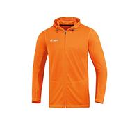 JAKO - Veste à Capuche Run 2.0, Mixte Enfant, Orange Fluo, 140
