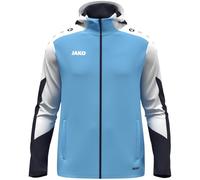 JAKO Veste à capuche unisexe Dynamic, bleu ciel/blanc/bleu marine, 4XL