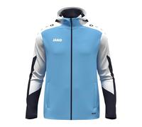 JAKO Veste à capuche unisexe, Dynamic, bleu ciel/blanc/bleu marine, taille M
