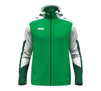 JAKO Veste à Capuche Unisexe Dynamic, Vert/Blanc/Vert foncé, XL