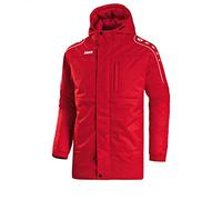JAKO Veste Coach pour Enfant, Taille 128, Rouge