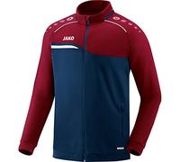 JAKO Veste de Polyester pour Enfant, Taille 164, Marine/Rouge Vin