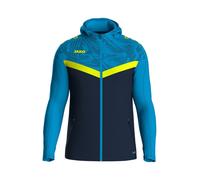 JAKO Veste de sport bleu / marine / citron vert, Taille 140