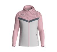 JAKO Veste de sport gris / gris clair / rose, Taille M