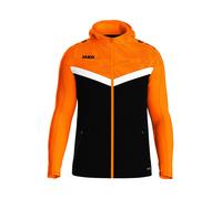 JAKO Veste de sport orange / noir / blanc, Taille L