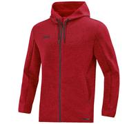 JAKO Veste de survêtement rouge chiné / noir, Taille XXXL