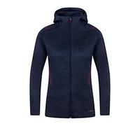 JAKO - Veste Décontractée Challenge Avec Capuche, Femme, Marine Chiné/Marron, 38