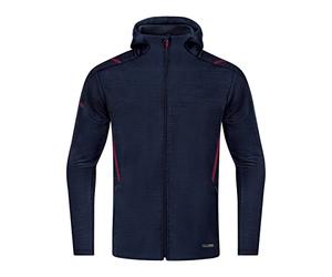 JAKO - Veste Décontractée Challenge Avec Capuche, Mixte, Marine Chiné/Marron, 4XL
