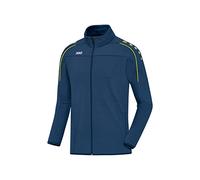 JAKO - Veste D'Entraînement Classico, Mixte, Bleu Nuit/Citro, XXL