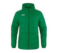 JAKO - Veste D'Entraîneur D'Équipe à Capuche, Mixte Enfant, Vert Sportif, 164