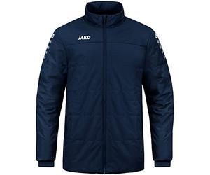 JAKO Veste d'entraîneur Team - Taille : 4XL - Couleur : bleu marine