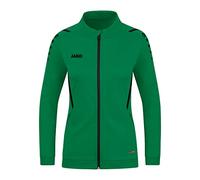JAKO - Veste En Polyester Défi, Femme, Vert Sport/Noir, 36