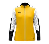 JAKO Veste en polyester Dynamic pour femme, jaune/blanc/noir, taille L