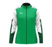 JAKO Veste en polyester Dynamic pour femme, vert/blanc/vert foncé, taille L