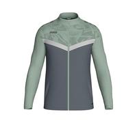 Jako Veste en Polyester Iconic Sport, Anthracite/Vert Menthe/Gris Doux, 140 cm Mixte Enfant