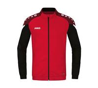 JAKO - Veste En Polyester Performante, Mixte Enfant, Rouge Noir, 128