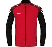 JAKO - Veste En Polyester Performante, Mixte Enfant, Rouge Noir, 152