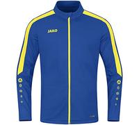 JAKO Veste en polyester Power, taille : 128, couleur : bleu roi/citron