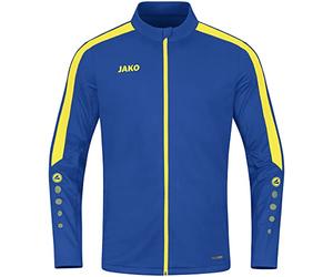 JAKO Veste en polyester Power, taille : 128, couleur : bleu roi/citron