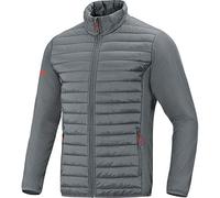 JAKO - Veste Hybride Haut De Gamme, Mixte, Gris Pierre, 3XL