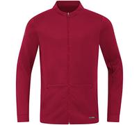 JAKO Veste Pro Casual - Taille : 36 - Couleur : rouge piment