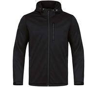 JAKO Veste softshell haut de gamme à capuche mixte Noir XL