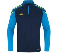 JAKO Veste survêtement zippée Performance homme bleu marine/bleu ciel L - polyester recyclé M