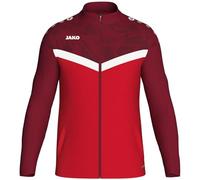 JAKO Veste Iconic - 100% polyester recyclé respirante - Unisexe M Rouge/rouge vin