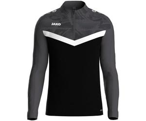 JAKO Veste zippée emblématique pour Hommes et Femmes, Taille M, Noir/Anthracite, Sweat-Sweatshirt de Sport Unisexe Respirant avec Fonction de Maintien au Sec et intérieur en Polaire Doux et Chaud