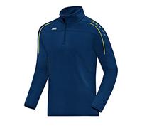 JAKO - Ziptop Classique, Mixte Enfant, Bleu Nuit/Citro, 140