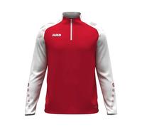 JAKO Ziptop Sonic Unisexe, Rouge/Blanc, L