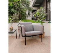 Jakob, le fauteuil en tissu gris n°1206