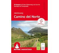 Jakobsweg - Camino del Norte, Rother Wanderführer: 29 Etappen auf dem Küstenweg von Irun bis Santiago de Compostela. Mit Route bis Finisterre. Mit GPS-Tracks