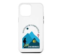 Jakobsweg Femme Marchant Saint-Jacques-de-Compostelle 2026 Coque pour iPhone 12 Pro Max