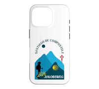 Jakobsweg Femme Marchant Saint-Jacques-de-Compostelle 2026 Coque pour iPhone 16 Pro