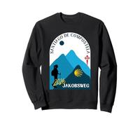 Jakobsweg Femme Marchant Saint-Jacques-de-Compostelle 2026 Sweatshirt