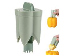 Jalapeno Vide-pomme - Facile à utiliser | Outil 2 en 1 pour couper et dessécher rapidement les poivrons
