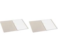 Jalema 3813211- Paquet 10 Chemises Kit de Présentation écologiques pour relier Documents A4 Relieur à Lamelle métal, Fastener | Dossier A4 226 g/m² | Tree Free Secolor | 310 x 250 mm | Beige naturel