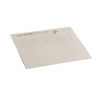 Jalema 3863511- Pack de 10 Sous-Chemises, Dossiers, Pochettes écologiques Simples FOLIO | 226 g/m² | Tree Free Secolor| Couleur Beige naturel