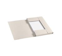 Jalema 3882111 - Pack de 10 Chemises Dossiers écologiques avec 3 rabats A4 | 226 g/m² | Tree Free Secolor | 310 x 230 mm | Beige naturel