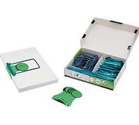 Jalema 5721000 Kit d'archive avec JalemaClipex étiquettes d'indexation des dossiers boîte de 100 pièces