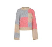 Jalene Pull-over beige chiné / gris chiné / melon, Taille XS-S